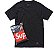 SUPREME x HANES - Pack c/3 Camisetas "Preto" -NOVO- - Imagem 1