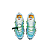 NIKE x OFF-WHTIE - Waffle Racer "Vivid Sky" -NOVO- - Imagem 3