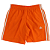 ADIDAS - Bermuda Natação Stripes "Laranja" -USADO- - Imagem 1