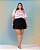 Saia Balonê Preta Golden Quality Moda Plus Size Divas Sale Loja - Imagem 1