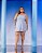 Vestido Balonê Azul Colors Quality Moda Plus Size Divas Sale Loja - Imagem 1