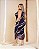 Saia Midi Drapeada Marinho Authentic Quality Moda Plus Size Divas loja sale - Imagem 2