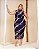 Saia Midi Drapeada Marinho Authentic Quality Moda Plus Size Divas loja sale - Imagem 5