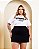 TShirt Vitamin D Preta Requinte Preta Quality Moda Plus Size Divas Sale Loja - Imagem 1
