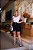 Saia Short Botões Preto Quality Moda Plus Size Milliossi loja progressivo - Imagem 2