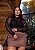 Blusa Tule Drapeada Preta Ser Quality Moda Plus Size Divas loja 5136 - Imagem 2