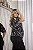 Blusa Estampada Preta Florata Quality Moda Plus Size Milanjus Primavera - Imagem 2