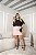Saia Short ilhoes Rose Florata Quality Moda Plus Size Milanjus Primavera - Imagem 3