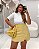 Saia Short Assimétrica Amarela Quality Moda Plus Size Milliossi Primavera loja - Imagem 2