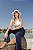 Calça Cargo Lapelas Marinho Flower Quality Moda Plus Size Divas Primavera - Imagem 3