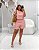 Conjunto Blusa Cropped Short Florata Quality Moda Plus Size Milanjus Primavera - Imagem 1