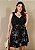 Regata Busto Torcido Preta Quality Moda Plus Size Miareli Primavera - Imagem 1
