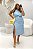 Conjunto Blusa e Saia Midi Cinto Quality Moda Plus Size Milanjus Primavera - Imagem 1