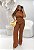 Conjunto Cropped e Calça Fivelas Quality Moda Plus Size Milanjus Primavera - Imagem 2