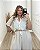 Conjunto Camisa e Calça Pantalona Bege Quality Moda Plus Size Quebela Primavera - Imagem 2
