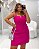 Vestido Curto Fivela Rosa Quality Moda Plus Size Milliossi Primavera loja - Imagem 2