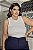 Regata Bordada Garden Quality Moda Plus Size Divas Primavera - Imagem 2
