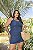Conjunto Blusa Regata e Saia Short Blue Jeans Garden Quality Moda Plus Size Divas Primavera - Imagem 2