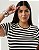 Blusa Navy Quality Moda Plus Size Quebela Primavera - Imagem 6