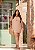 Vestido Botões Bege Quality Moda Plus Size Milliossi Primavera - Imagem 6