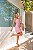 Vestido Tomara que Caia Botões Rosa Quality Moda Plus Size Milliossi Primavera - Imagem 2