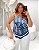 Regata Navy Azul Quality Moda Plus Size Duas Primavera - Imagem 1