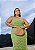 Crooped Verde Quality Moda Plus Size Miareli Primavera - Imagem 3