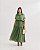 Vestido Midi Verde Quality Moda Plus Size Quebela Primavera - Imagem 4