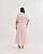 Vestido Midi Rosa Quality Moda Plus Size Quebela Primavera - Imagem 2