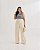 Calça Pantalona Navi Creme Quality Moda Plus Size Quebela Primavera - Imagem 4