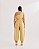 Macacão Estrela Mostarda Quality Moda Plus Size Quebela Primavera - Imagem 2