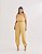 Macacão Estrela Mostarda Quality Moda Plus Size Quebela Primavera - Imagem 1