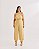Macacão Estrela Mostarda Quality Moda Plus Size Quebela Primavera - Imagem 4