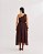 Vestido Poá Marrom Quality Moda Plus Size Quebela Primavera - Imagem 2
