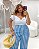 Calça Listrada Quality Moda Plus Size Milanjus Primavera - Imagem 2