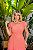 Vestido Midi Coral Quality Moda Plus Size Milliossi Primavera - Imagem 2
