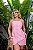 Vestido Botões Rosa Quality Moda Plus Size Milliossi Primavera - Imagem 3