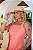 Vestido Alfaiataria Coral Quality Moda Plus Size Milliossi Primavera - Imagem 4