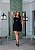 Vestido Botões Preto Quality Moda Plus Size Milliossi Primavera - Imagem 2