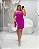 Vestido Curto Fucsia Quality Moda Plus Size Milliossi Primavera loja - Imagem 1