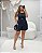 Conjunto Cropped e Short Fivelas Preto Quality Moda Plus Size Milliossi Primavera loja - Imagem 1