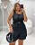 Conjunto Cropped e Short Fivelas Preto Quality Moda Plus Size Milliossi Primavera loja - Imagem 2