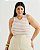 Blusa Regata Listrada Quality Moda Plus Size Quebela Primavera - Imagem 2
