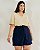 Shorts Linho Misto Alfaiataria Quality Moda Plus Size Quebela Primavera - Imagem 5