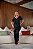 Conjunto Blusa e Calça Ribana Preto Quality Moda Plus Size Milliossi Primavera - Imagem 1