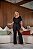 Conjunto Blusa e Calça Ribana Preto Quality Moda Plus Size Milliossi Primavera - Imagem 3