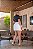 Saia Short Morina Branca Quality Moda Plus Size Milliossi Primavera - Imagem 2