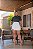Saia Short Morina Branca Quality Moda Plus Size Milliossi Primavera - Imagem 1