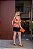Blusa Estampada Laranja Quality Moda Plus Size Milliossi Primavera - Imagem 2