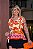 Blusa Estampada Laranja Quality Moda Plus Size Milliossi Primavera - Imagem 1